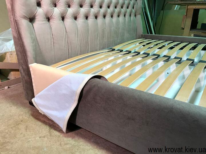 кровать с закругленным изголовьем со съемным чехлом кровать с закругленным изголовьем со съемным чехлом