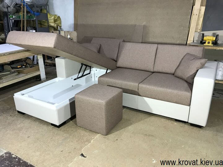 кутовий диван з нішею для білизни на замовлення кутовий диван з нішею для білизни на замовлення