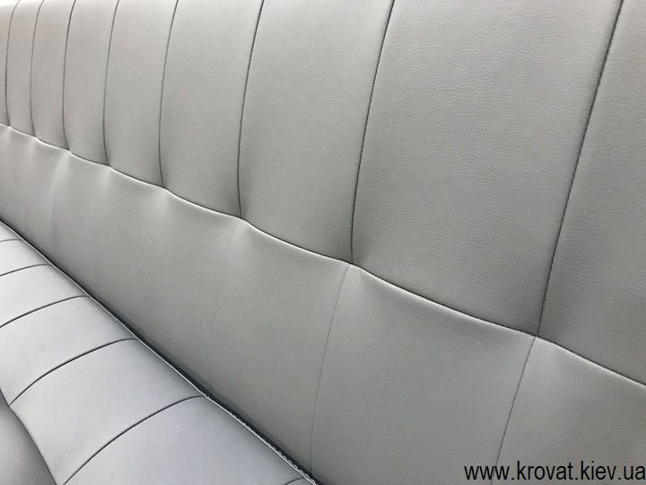 прямой диван для кухни из кожзама на заказ прямой диван для кухни из кожзама на заказ