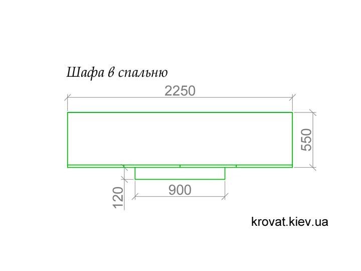 чертеж шкафа с встроенным комодом на заказ чертеж шкафа с встроенным комодом на заказ